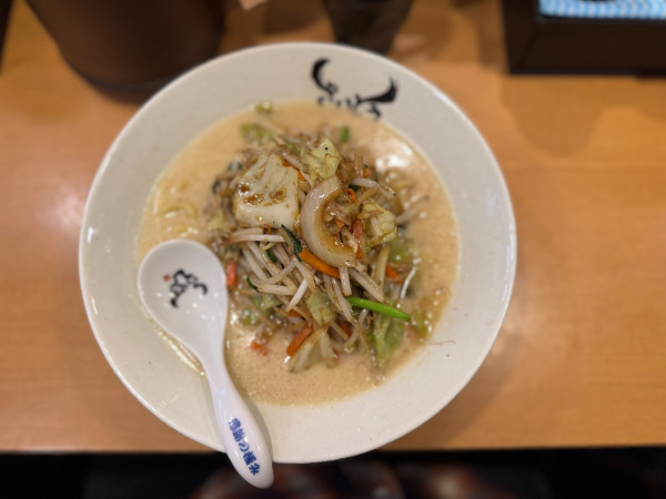 「和牛白湯タンメン 1000円」@麺ZINさいとうの写真