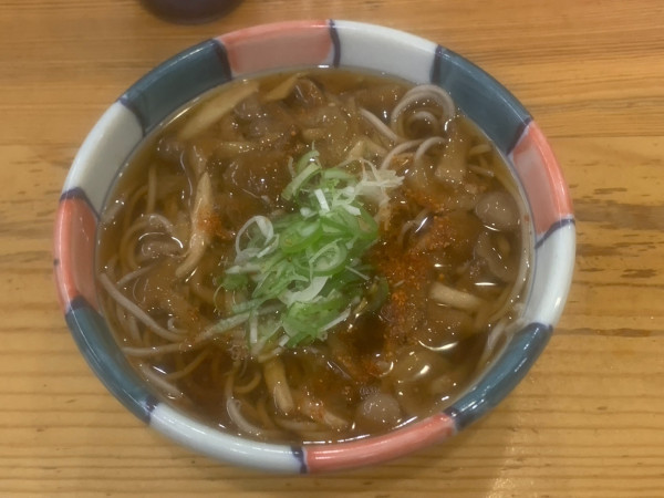 「信州きのこそば 430円」@ナカジマ会館の写真