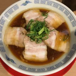 黒煮干中華そば(850円)