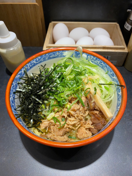 「油そば」@笠岡ラーメン 一元堂 神保町店の写真