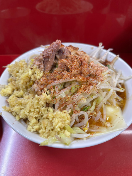 「小ラーメン 生姜 チーズ」@ラーメン二郎 越谷店の写真
