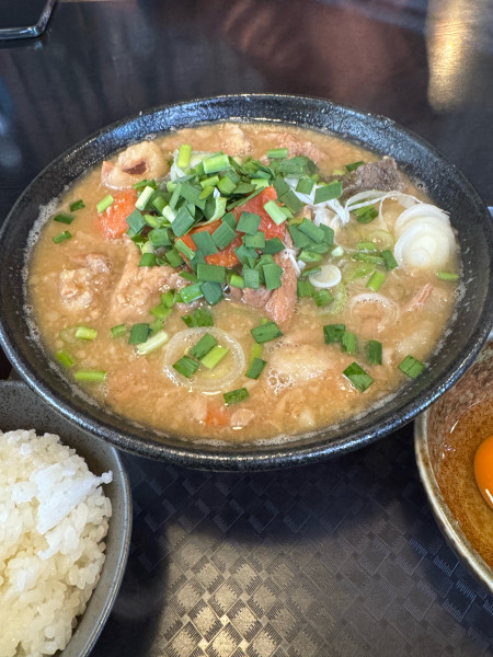 「もつ煮味噌ラーメン」@秋田ラーメン はまの写真