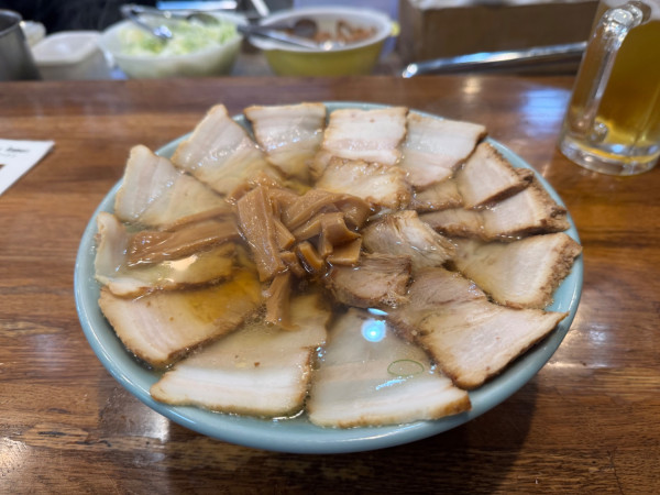「ダブルチャーシューメン」@丸信ラーメン 駅前店の写真