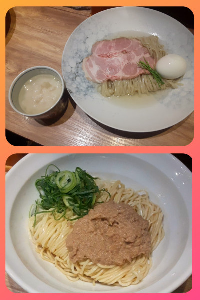 「【限定】真鯛の冷たいつけそば＋金目鯛＋味玉」@麺庵 利休の写真