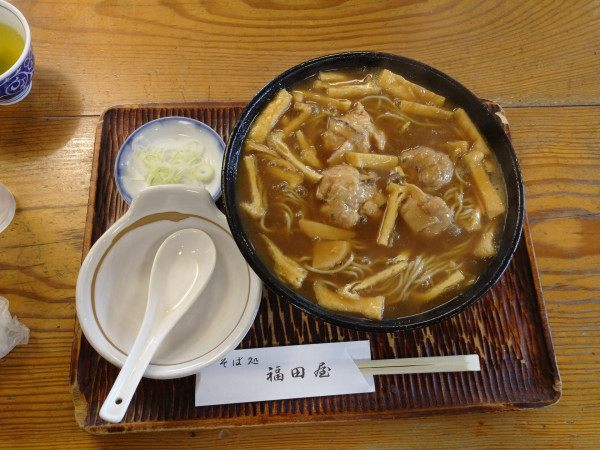 「とり団子カレーそば（1,400円）」@福田屋の写真