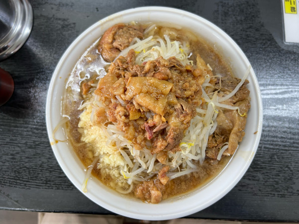 「小ラーメン ( 350g 約ニ玉 )  1,000円」@ラーメン二郎 柏店の写真