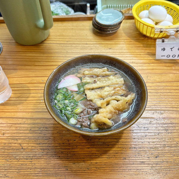 「肉ごぼう」@手打 葉隠うどんの写真