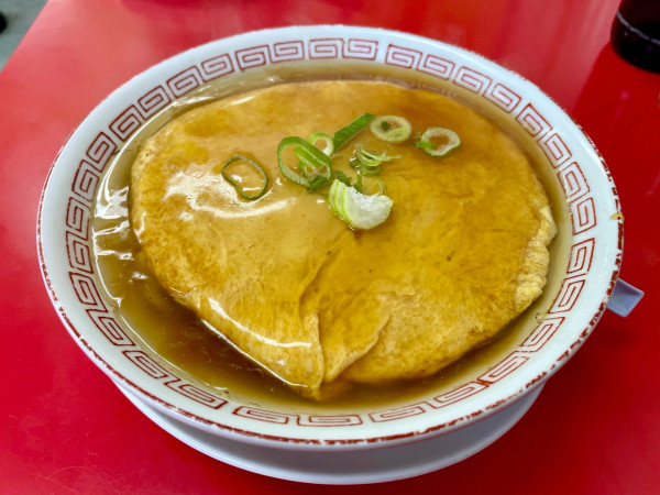 「ホッピーセット中２杯＋元祖焼餃子＋レバニラ炒め→天津麺」@大阪王将 武蔵野緑町栄楽店の写真