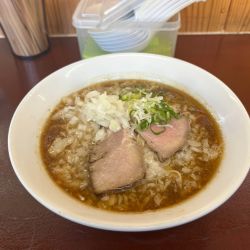 背脂煮干しラーメン　和え玉