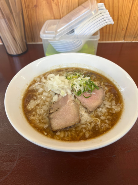 「背脂煮干しラーメン　和え玉」@麺屋 結の写真