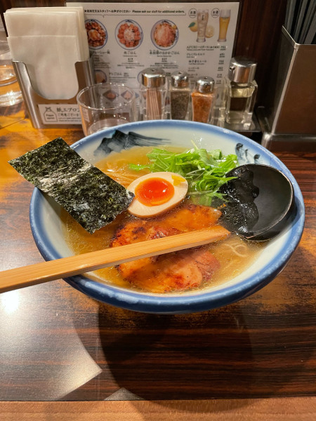 「柚子塩ラーメン(淡麗)」@AFURI 原宿店の写真