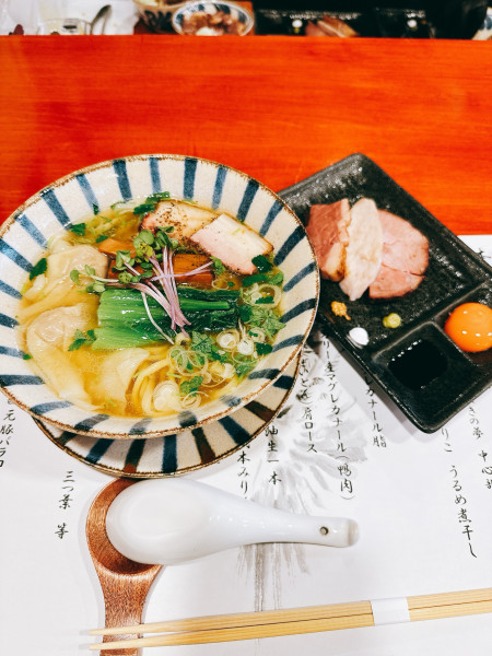 「特製中華そば 塩」@中華そば 鴨福の写真