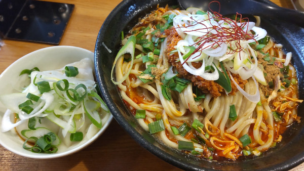 「坦々まぜそば大盛り880円追い飯付き」@つけめん・まぜそば むじゃきの写真