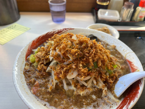 「スタミナらーめん+メンマ」@あぢとみ食堂の写真