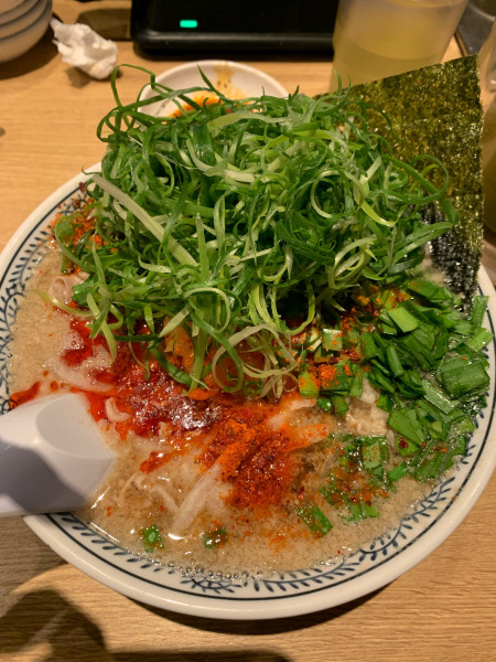 「辛肉そば＋ネギ」@丸源ラーメン 住之江店の写真