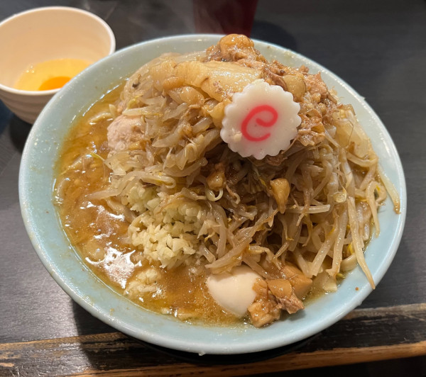 「ラーメン少なめちょい野菜+あぶら増し」@自家製麺 No11の写真