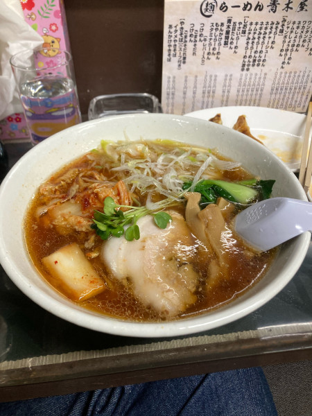 「キムチ醤油ラーメン」@らーめん亭青木屋の写真