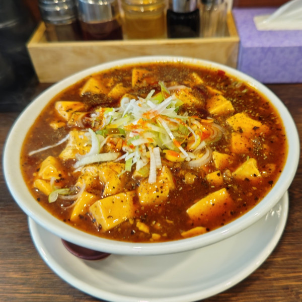 「麻婆豆腐麺（刀削麺）」@元祖打卤麺 香辣居 8号店の写真
