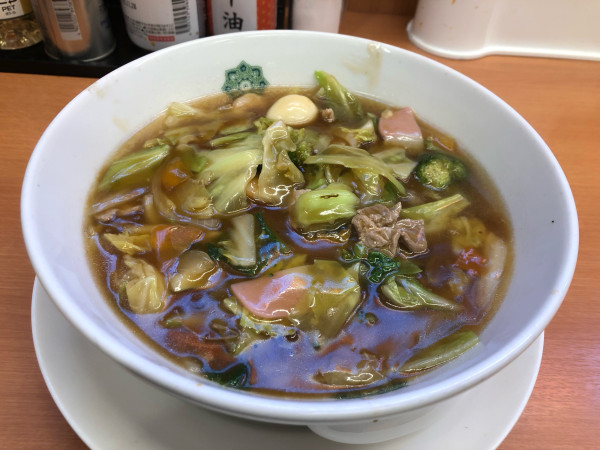 「五目あんかけラーメン」@熱烈中華食堂 日高屋 池袋北口駅前店の写真