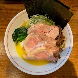 4種の地鶏の白湯ラーメン(塩):1,000円