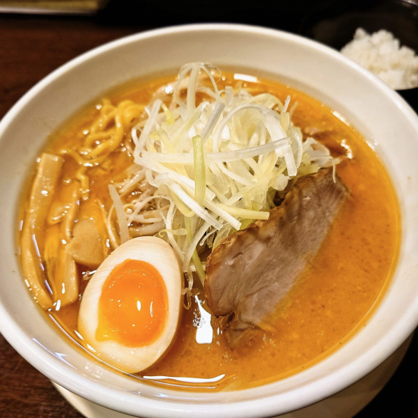「特製味噌󠄀＋ライス小盛」@北海道らーめん さつほろ 松戸本店の写真