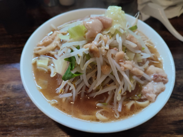 「ラーメン＋味噌ダレ」@麺屋 鳳の写真