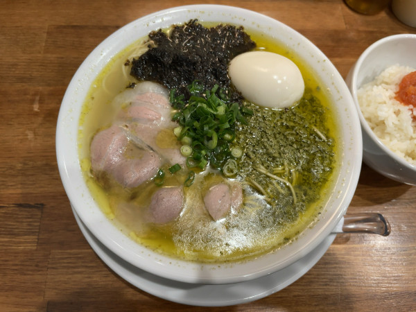 「牡蠣塩ラーメン」@無冠 阿佐ヶ谷の写真