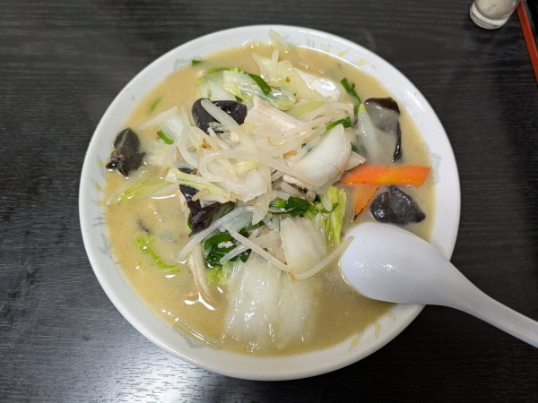 「野菜タンメン：880円」@白蘭酒家の写真