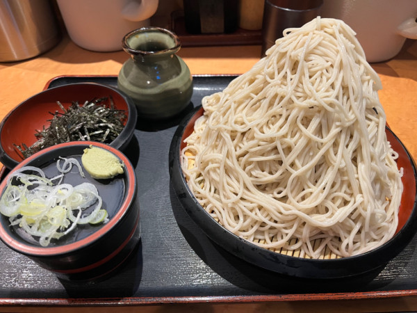 「ざるそば＋大盛り：550＋200円」@そば処 大番 さっぽろテレビ塔本店の写真