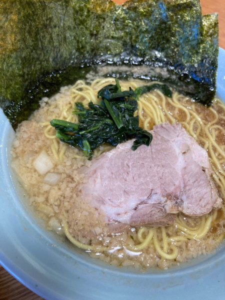 「朝ラーメン（のり増し）」@ラーメンショップ大門 福大亭の写真