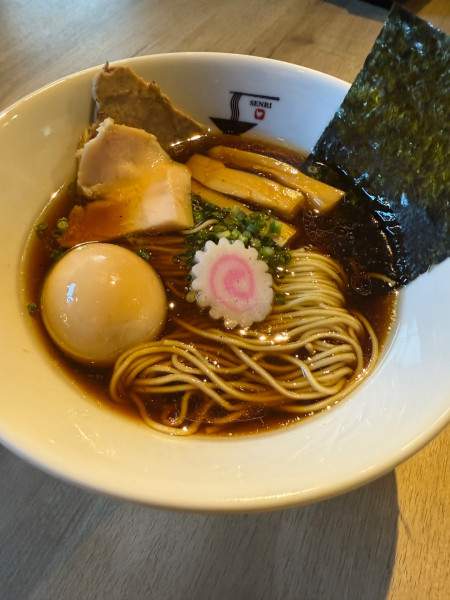 「味玉鶏の中華そば　1100円」@中華そば 千里の写真