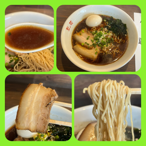 「濃口醬油の煮干しそば￥950」@煮干しラーメン 梨の花の写真