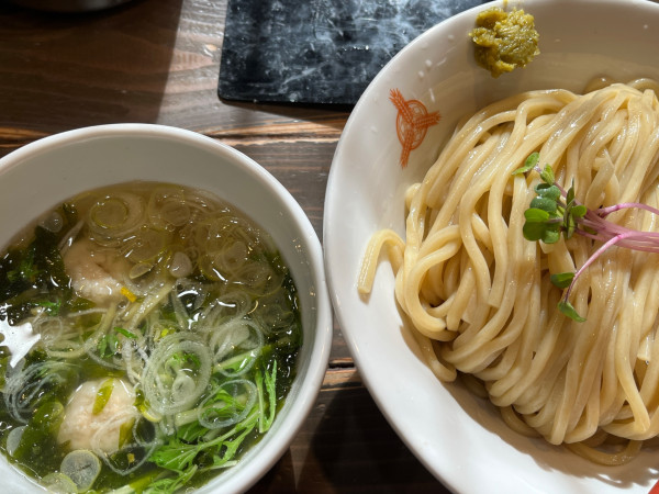 「生姜鯛だし塩つけ麺」@つけ麺専門店 三田製麺所 三田本店の写真