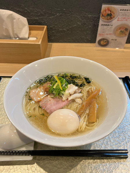 「味玉淡麗鯛潮そば」@鶏中華蕎麦 大晴の写真