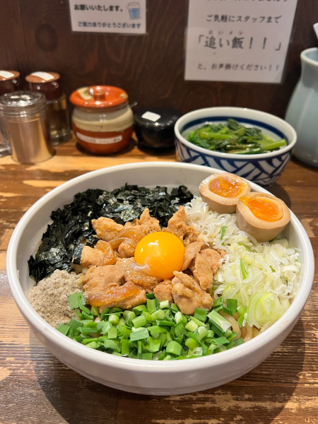 「鶏ちゃんまぜそば　辛口」@麺屋 もり田の写真