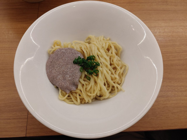 「イカスミ明太子の和え玉　400円」@中華蕎麦 左とうの写真