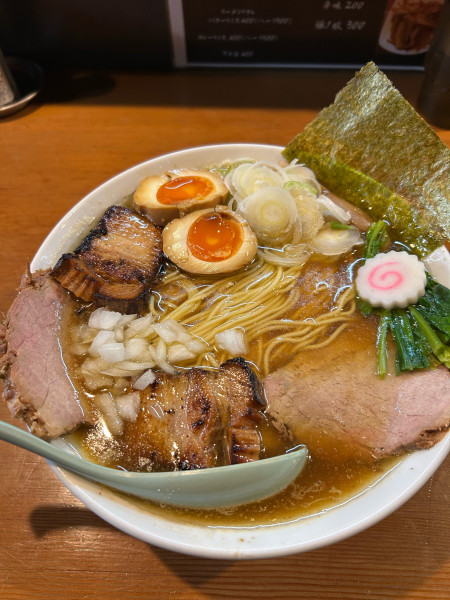 「特製中華そば大盛り」@つけめん小半の写真