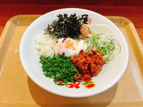 「御在所まぜそば」@開花屋 楽麺荘 御在所SA店の写真