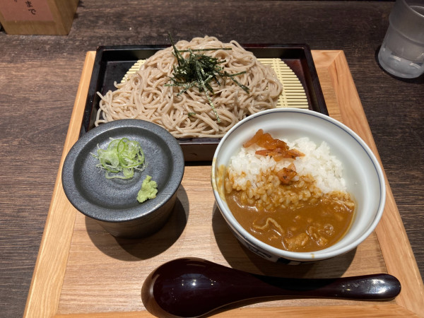 「ざるそば（カレーセット　７５０円）」@蕎麦 いまゐ 新横浜店の写真
