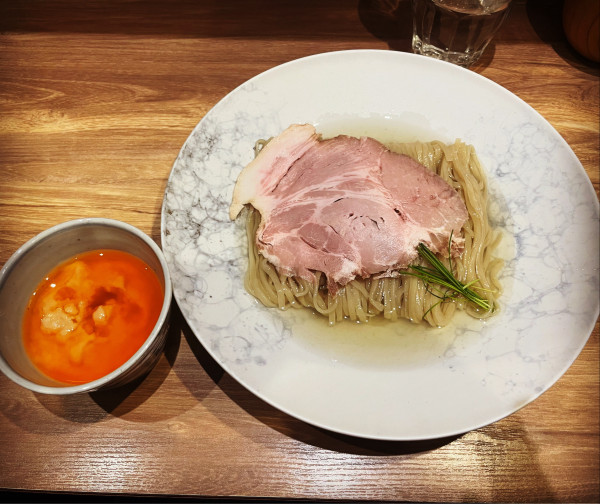 「限定 下田産地金目鯛の冷たいつけそば」@麺庵 利休の写真