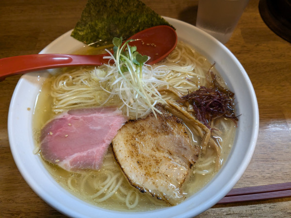 「塩ラーメン大盛り」@めん屋 平右衛門の写真