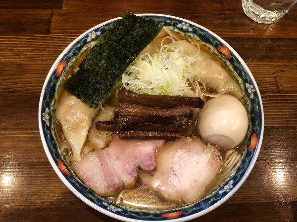 「奈つやのもちもち雲呑味玉中華そば」@奈つやの中華そばの写真