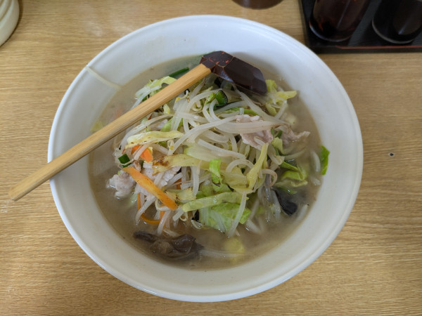 「タンメン(塩味)：870円」@弥生亭 本店の写真