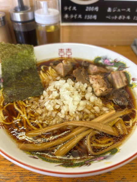 「角切りチャーシュー麺 ¥950」@醤油らーめん専門店 太尊の写真
