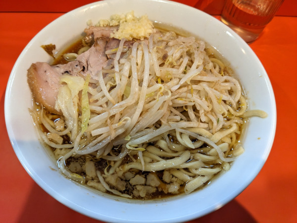 「麺少なめ」@ラーメン二郎 仙川店の写真