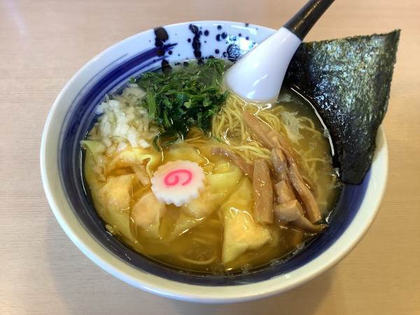 「エビワンタンメン　1050円」@らぁ麺 しお喜の写真