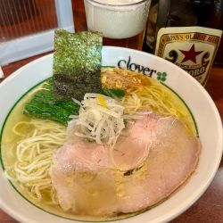塩らあめん＋サッポロビール 赤星