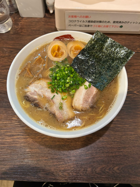 「魚介豚骨」@麺屋 三四郎の写真
