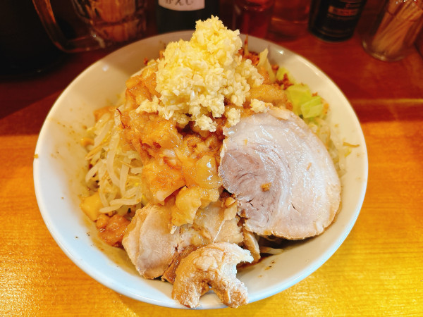 「汁なし300g」@六麓 豚らーめんの写真