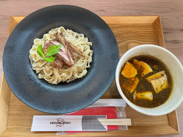「エリンギつけそば」@えびそば 緋彩の写真